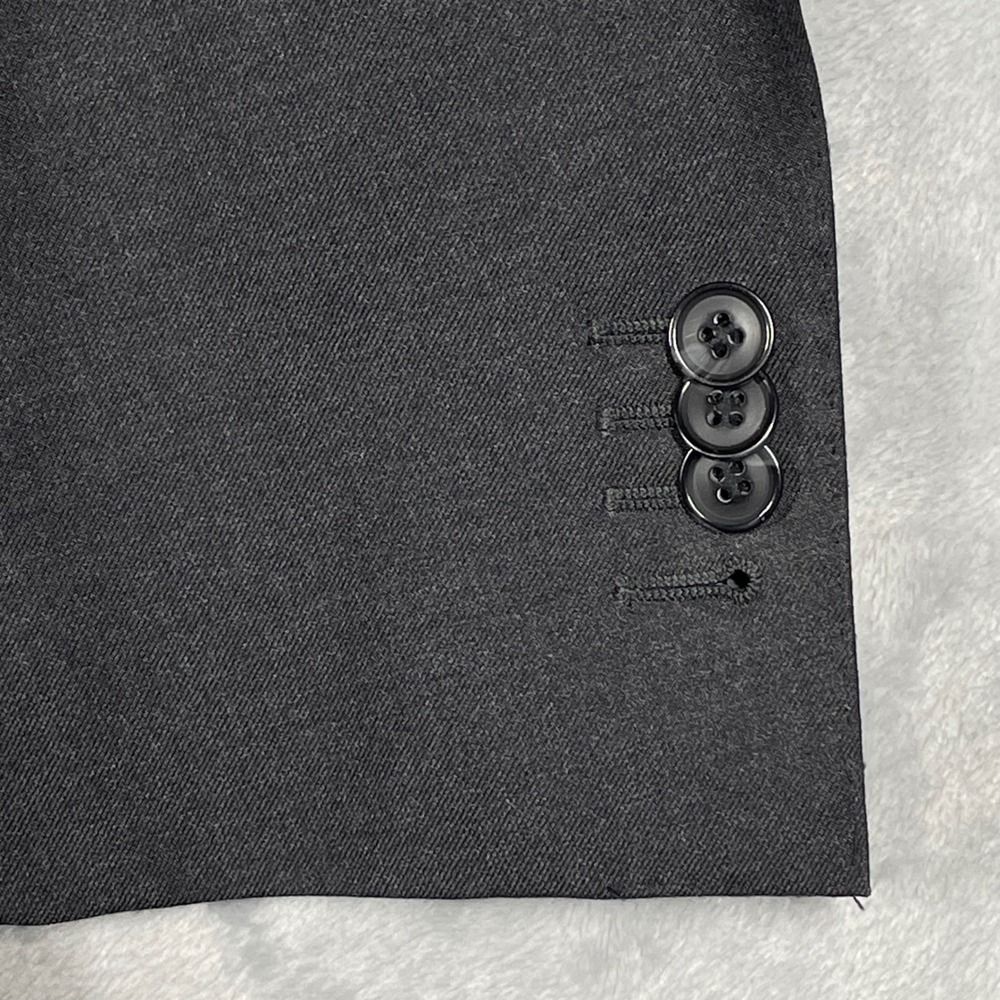 Suit Supply Vitale Barberis Canonico Super 110s Wool Blazer Charcoal Grey 38L